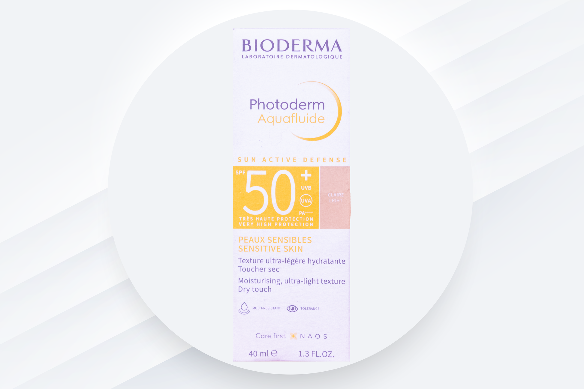 Bioderma-Photoderm-Aquafluide-spf-50+claire-light-Sensitive-Skin-clintry